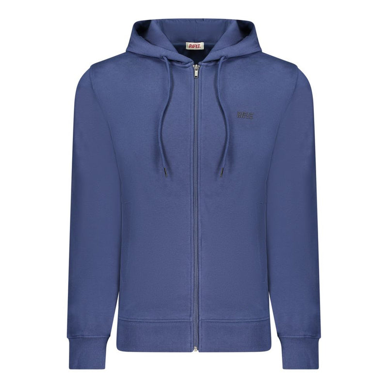 Rifle Blue Cotton Men Sweater