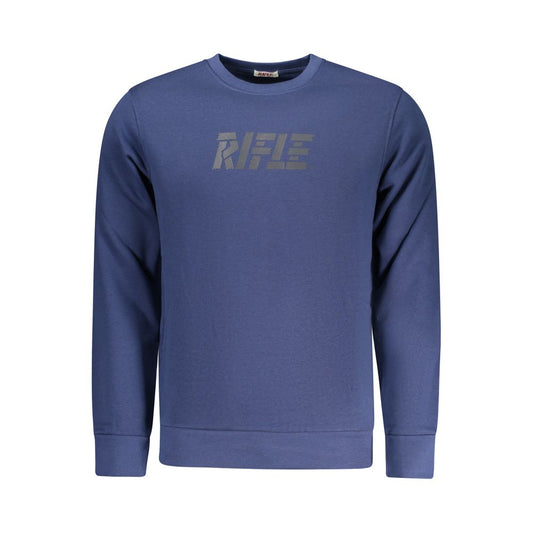 Rifle Blue Cotton Men Sweatshirt - ClickThatClicks 