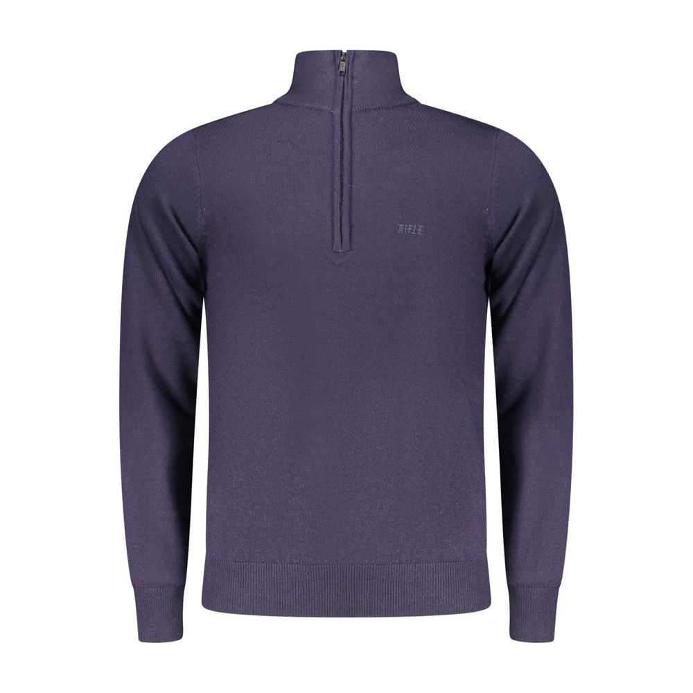 Rifle Blu Polyester Men Sweater - ClickThatClicks 