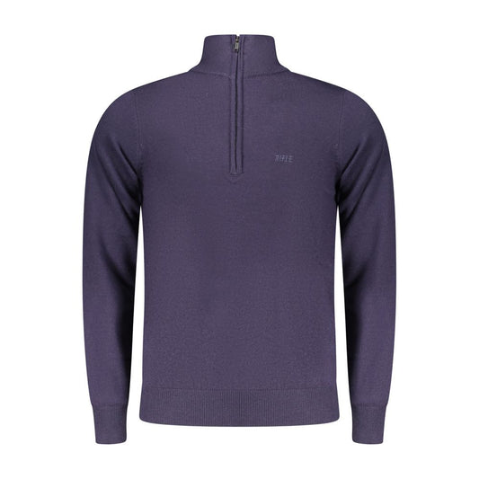 Rifle Blu Polyester Men Sweater - ClickThatClicks 