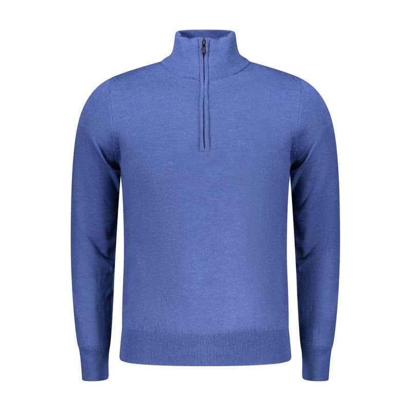 Rifle Blue Wool Men Sweater