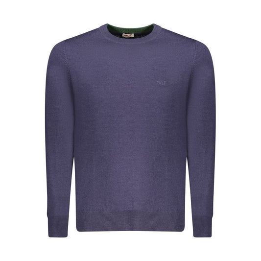 Rifle Blue Polyester Men's Sweater - ClickThatClicks 