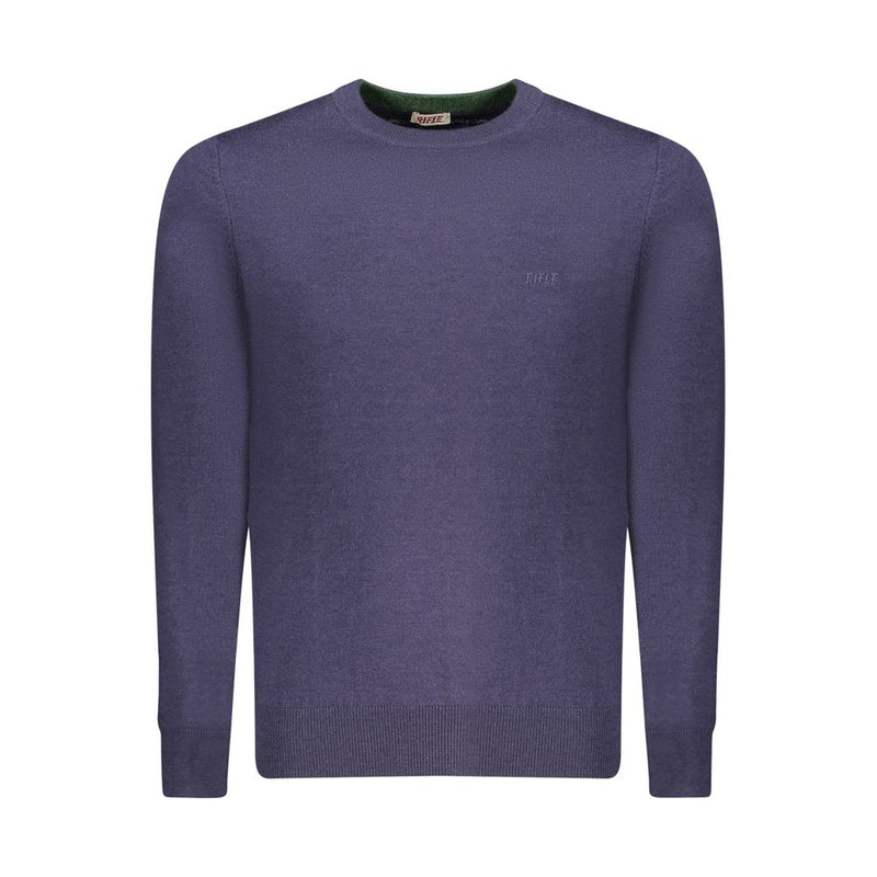 Rifle Blue Wool Men Sweater
