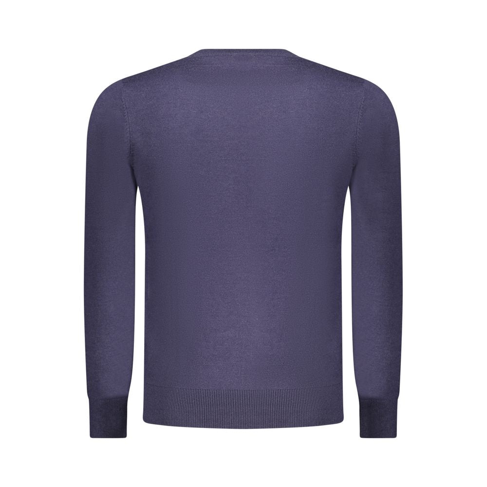 Rifle Blue Polyester Men's Sweater - ClickThatClicks 