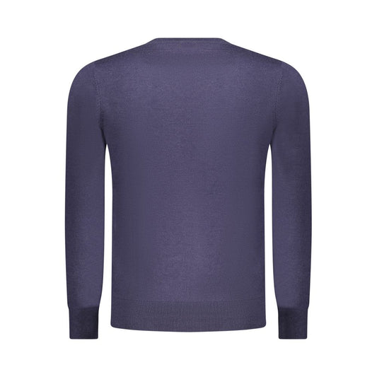 Rifle Blue Polyester Men's Sweater - ClickThatClicks 