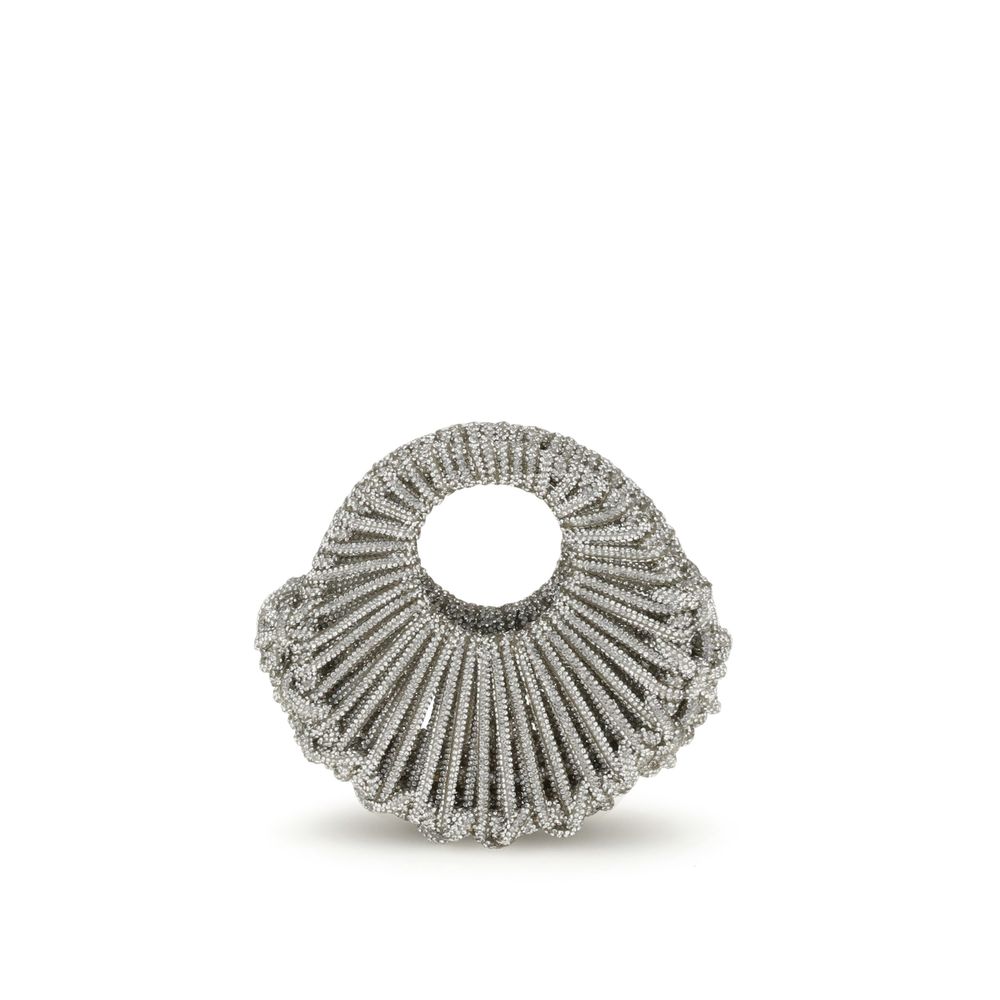 HIBOURAMA Silver Resin Handbag