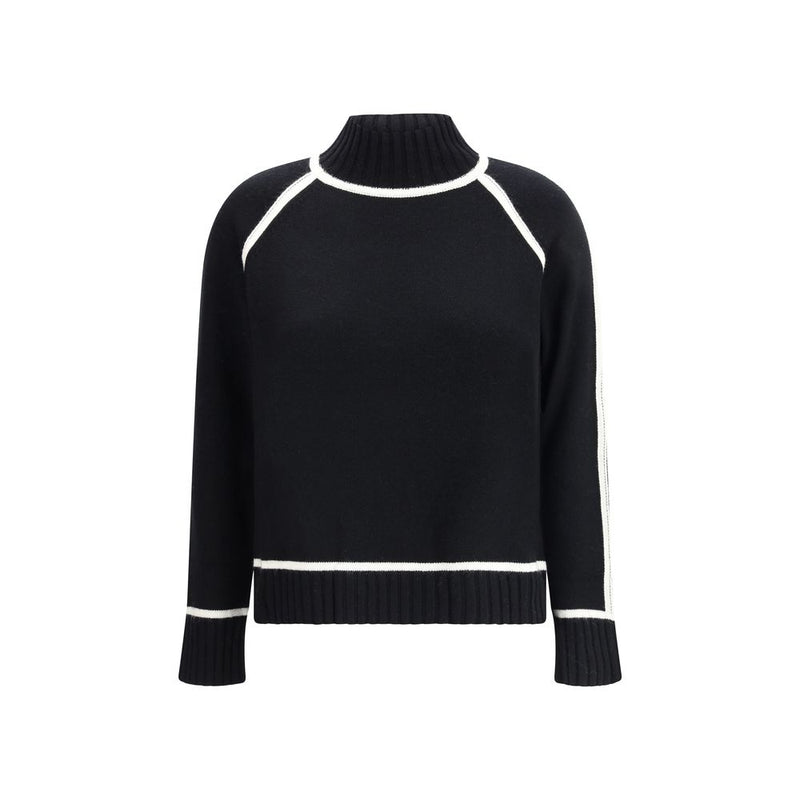 Max Mara Black Wool Turtleneck