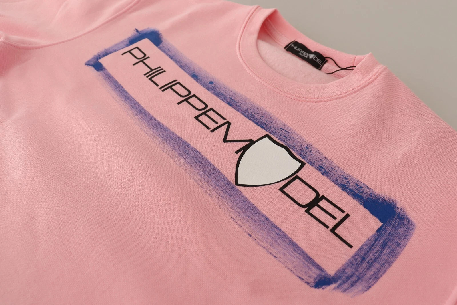 Philippe Model Pink Printed Long Sleeves Pullover Sweater - ClickThatClicks 