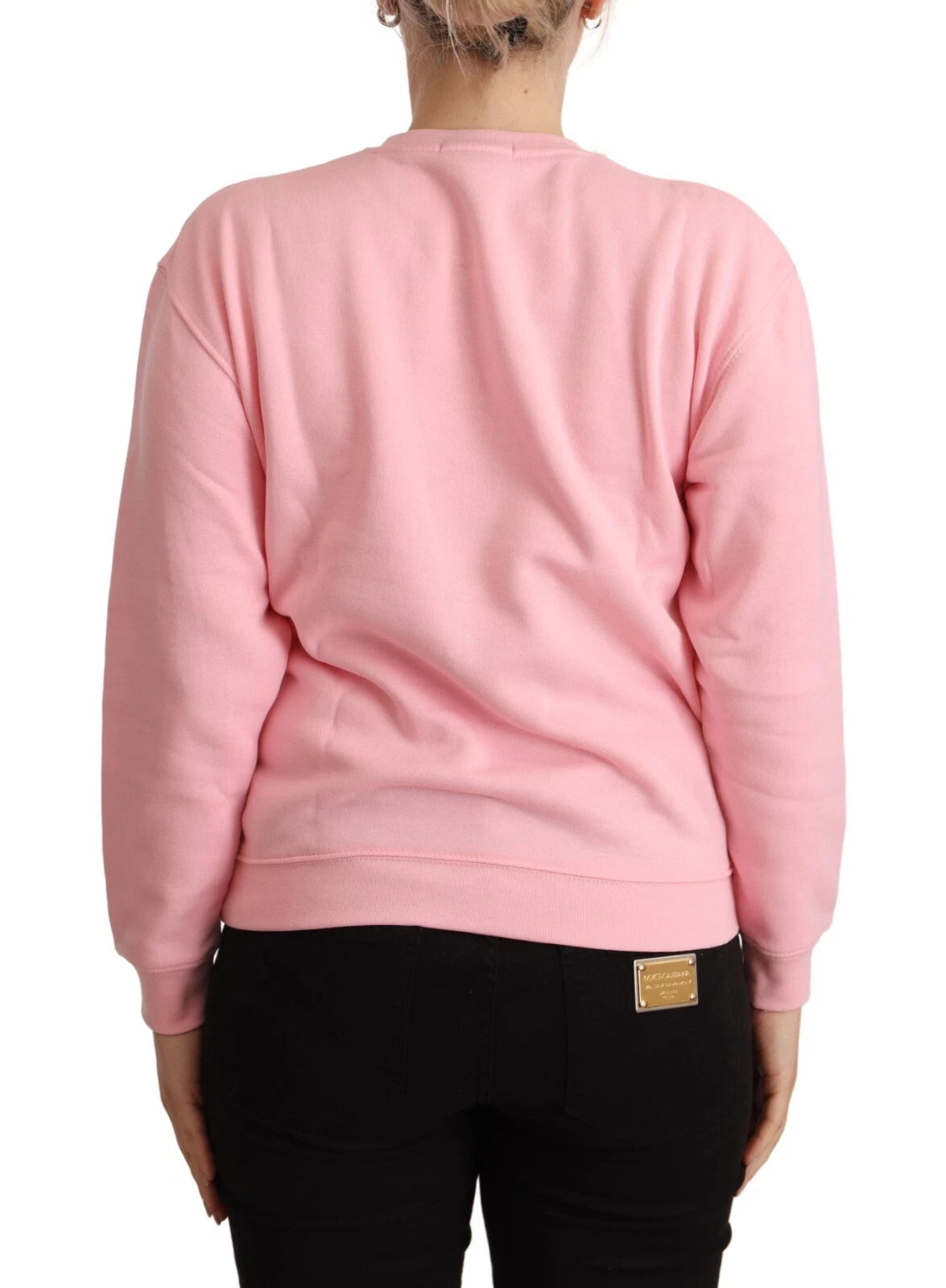 Philippe Model Pink Printed Long Sleeves Pullover Sweater - ClickThatClicks 