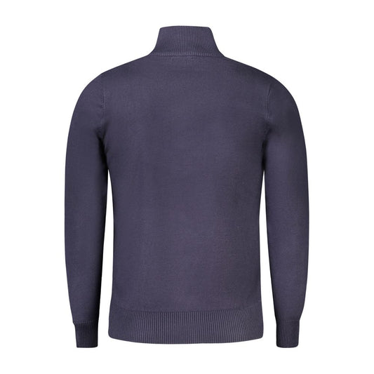 Coveri Moving Blue Viscose Men's Sweater - ClickThatClicks 