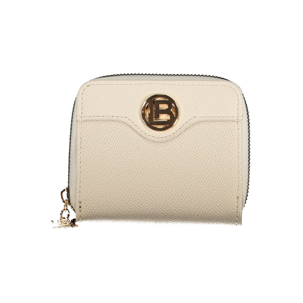 Laura Biagiotti Beige Polyurethane Women Wallet - ClickThatClicks 