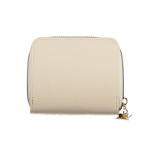 Laura Biagiotti Beige Polyurethane Women Wallet - ClickThatClicks 