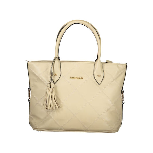 Laura Biagiotti Beige PVC Women Handbag - ClickThatClicks 