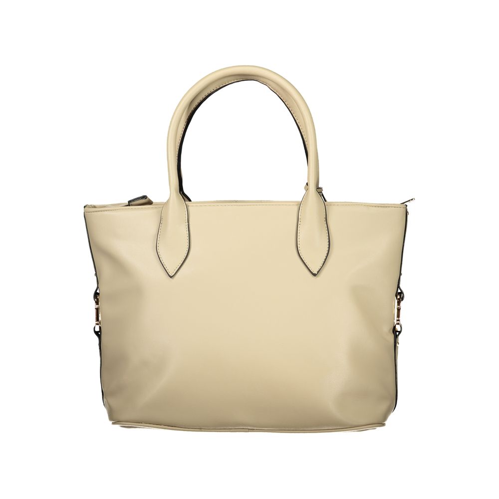 Laura Biagiotti Beige PVC Women Handbag - ClickThatClicks 
