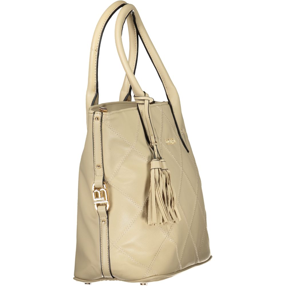 Laura Biagiotti Beige PVC Women Handbag - ClickThatClicks 