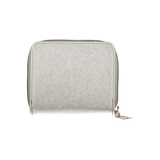 Laura Biagiotti Grigio Polyurethane Women Wallet - ClickThatClicks 