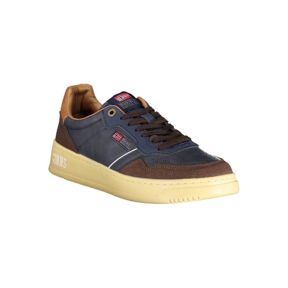 Norway 1963 Blue Polyurethane Men Sneaker - ClickThatClicks 