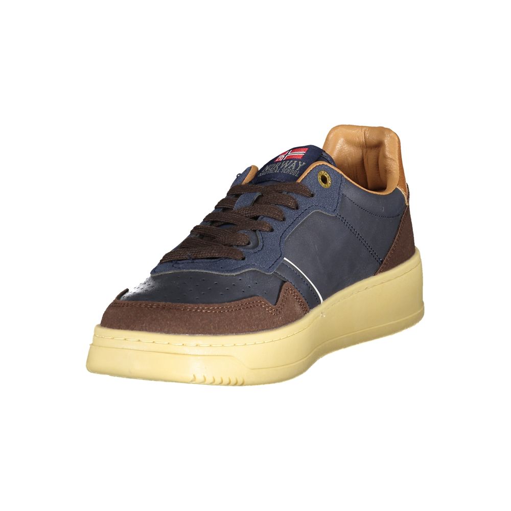 Norway 1963 Blue Polyurethane Men Sneaker - ClickThatClicks 