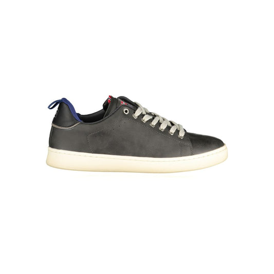 Norway 1963 Black Polyurethane Men Sneaker - ClickThatClicks 