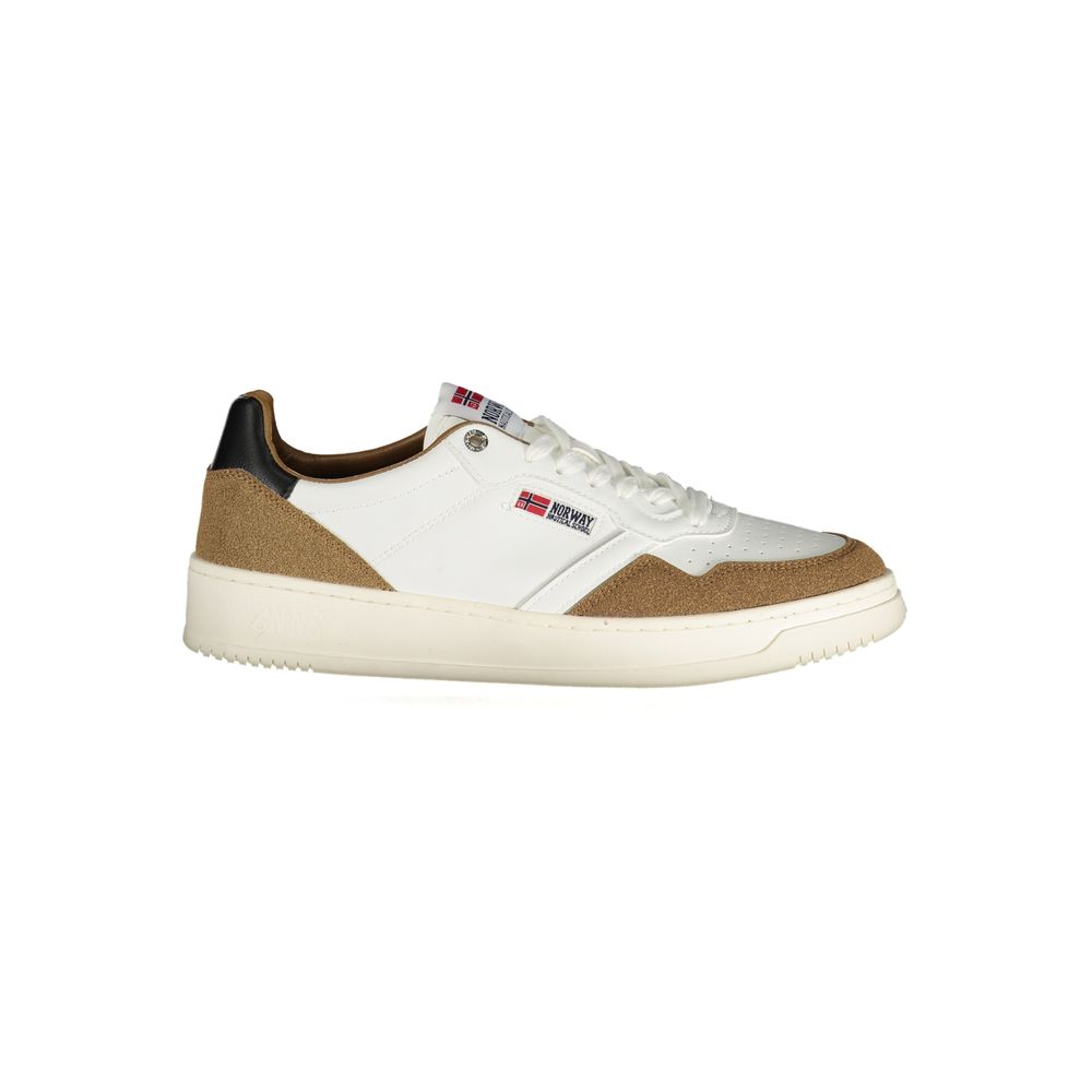 Norway 1963 Bianco Polyurethane Men Sneaker - ClickThatClicks 