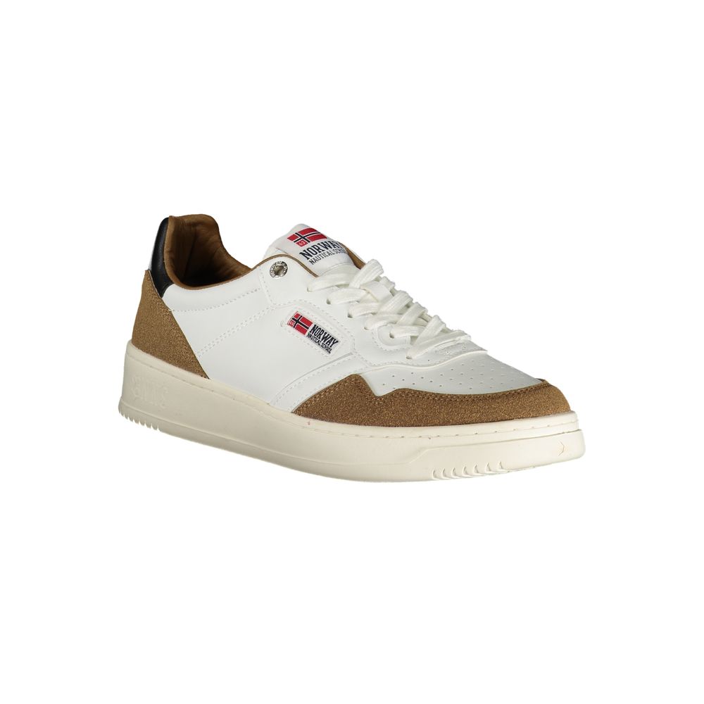 Norway 1963 Bianco Polyurethane Men Sneaker - ClickThatClicks 