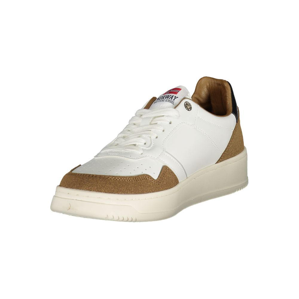 Norway 1963 Bianco Polyurethane Men Sneaker - ClickThatClicks 