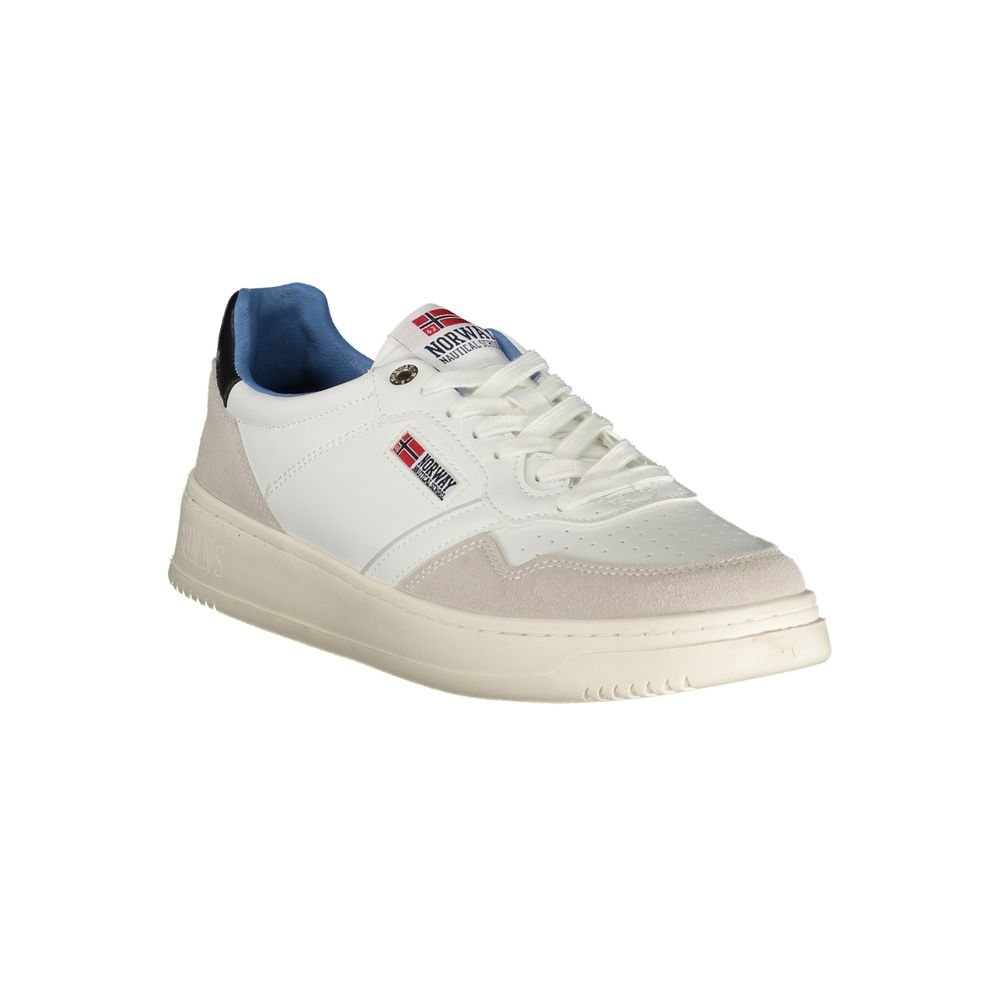 Norway 1963 Bianco Polyurethane Men Sneaker - ClickThatClicks 