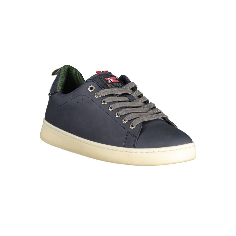 Norway 1963 Blue Polyurethane Men Sneaker - ClickThatClicks 