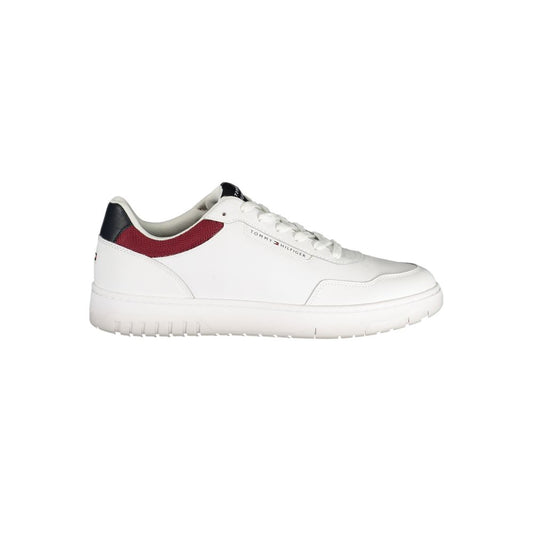 Tommy Hilfiger Bianco Polyurethane Men Sneaker - ClickThatClicks 