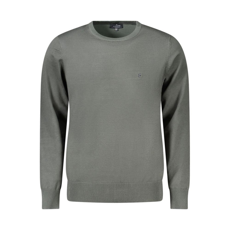 Coveri Moving Green Nylon Men Sweater