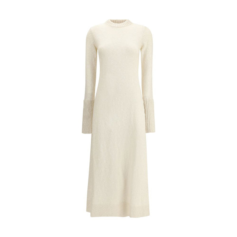 SA SU PHI White Cashmere Casual Dress