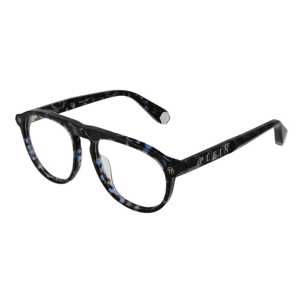Philipp Plein Blue Cellulose Acetate Glasses (Frames) - ClickThatClicks 