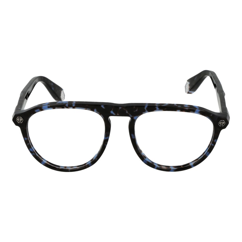 Philipp Plein Blue Cellulose Acetate Glasses (Frames) - ClickThatClicks 