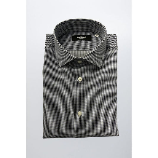 Baldinini Trend Blue Cotton Men Shirt - ClickThatClicks 