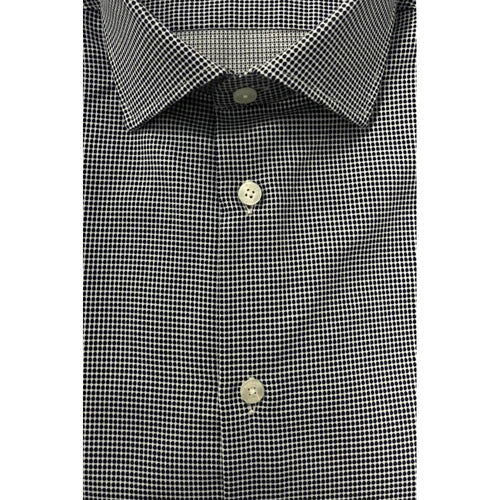 Baldinini Trend Blue Cotton Men Shirt - ClickThatClicks 