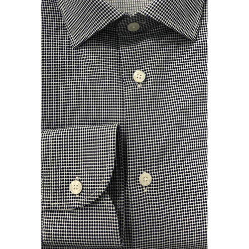 Baldinini Trend Blue Cotton Men Shirt - ClickThatClicks 