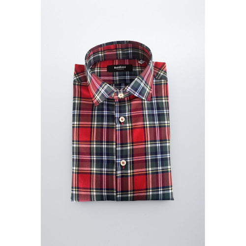 Baldinini Trend Multicolor Cotton Men Shirt - ClickThatClicks 