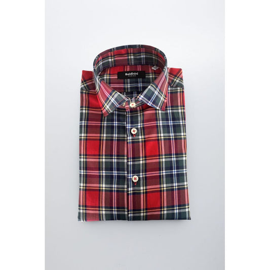 Baldinini Trend Multicolor Cotton Men Shirt - ClickThatClicks 