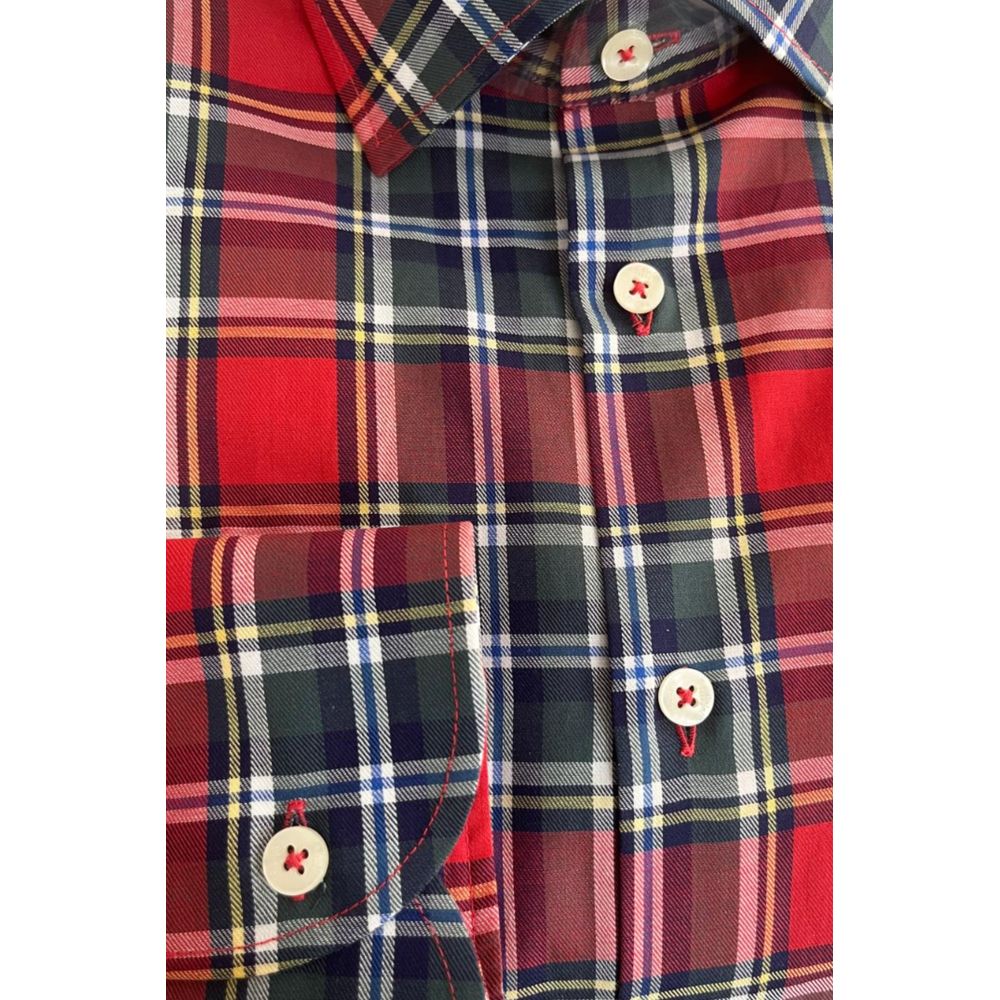 Baldinini Trend Multicolor Cotton Men Shirt - ClickThatClicks 