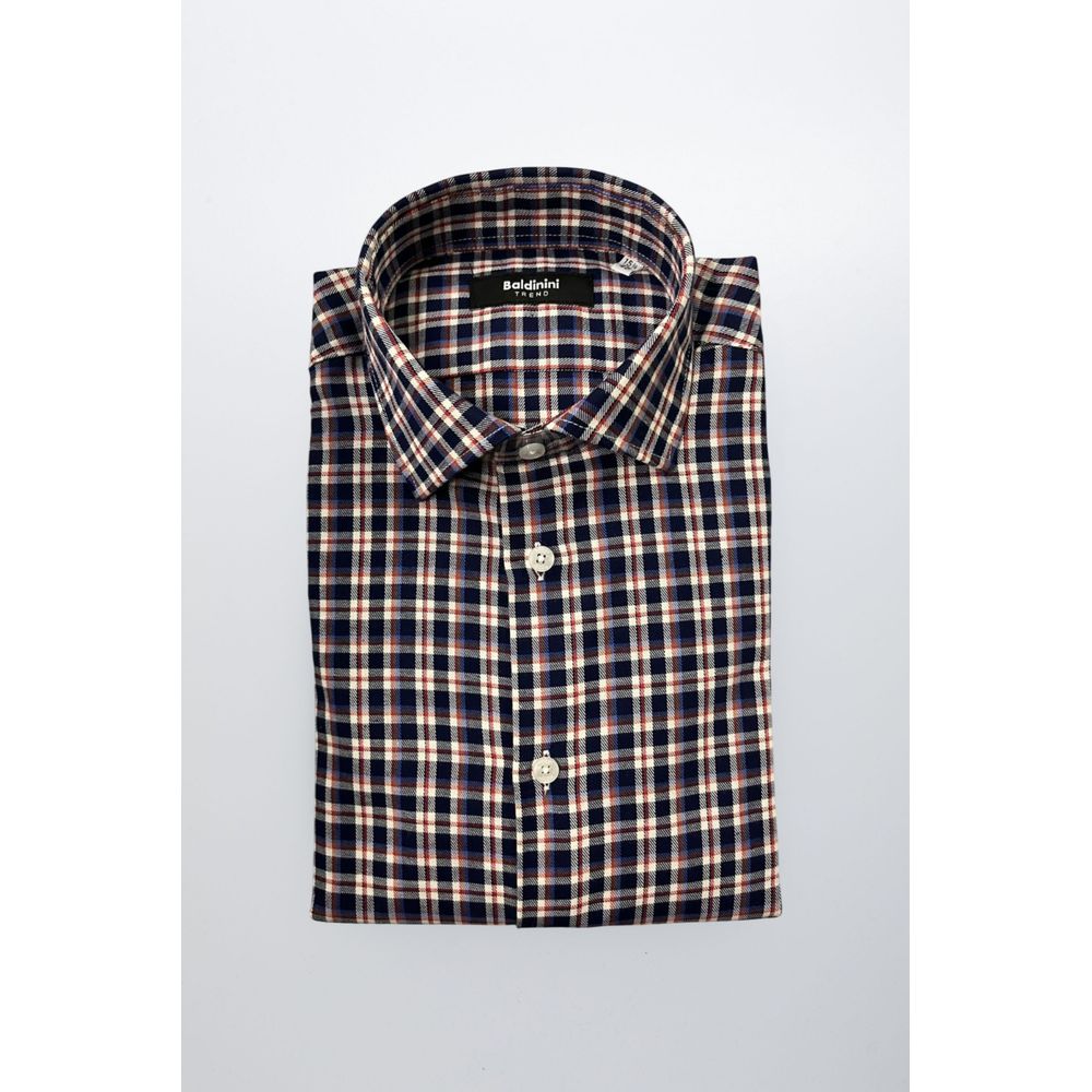 Baldinini Trend Multicolor Cotton Men Shirt - ClickThatClicks 