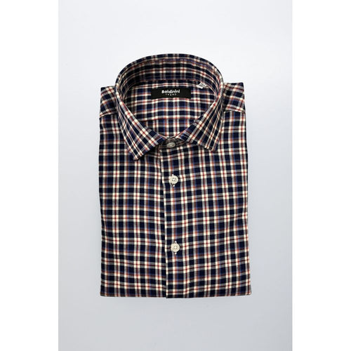 Baldinini Trend Multicolor Cotton Men Shirt - ClickThatClicks 