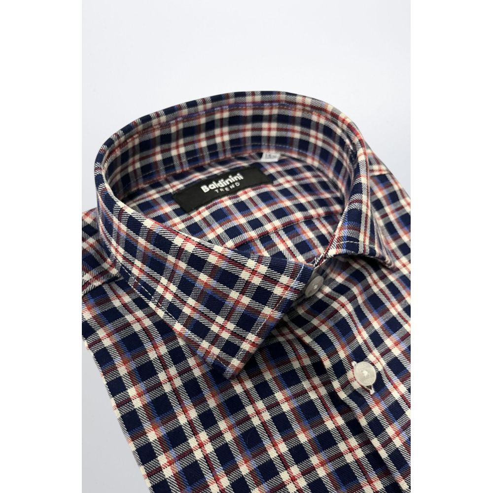 Baldinini Trend Multicolor Cotton Men Shirt - ClickThatClicks 