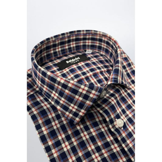 Baldinini Trend Multicolor Cotton Men Shirt - ClickThatClicks 