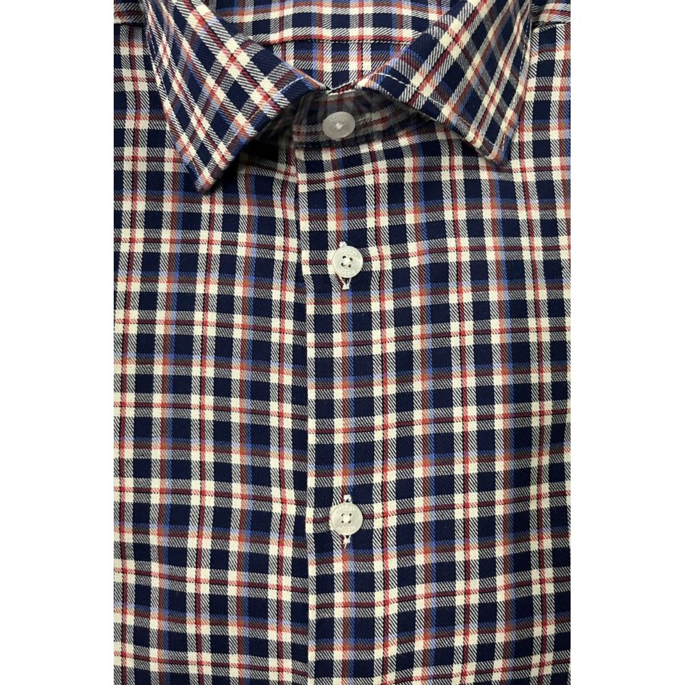 Baldinini Trend Multicolor Cotton Men Shirt - ClickThatClicks 