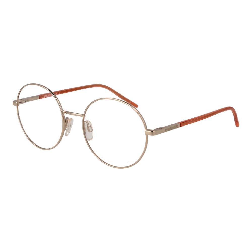 Love Moschino Gold Metal & Plastic Glasses (Frames) - ClickThatClicks 