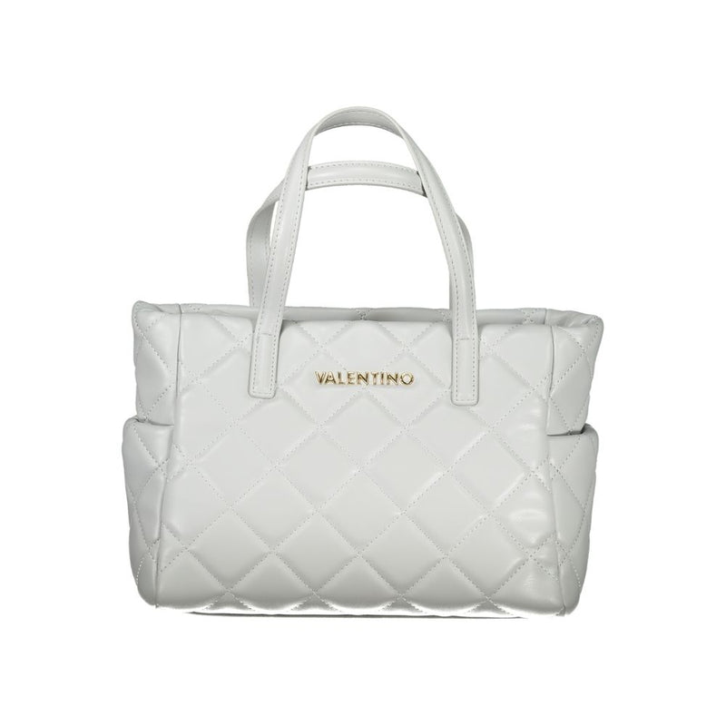 Mario Valentino Gray Polyethylene Handbag