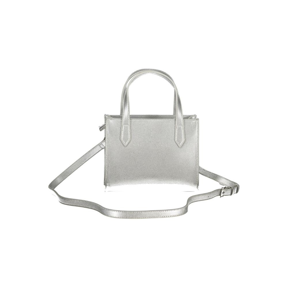 Mario Valentino Silver Polyurethane Women's Handbag - ClickThatClicks 