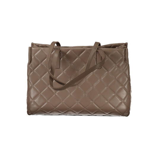 Mario Valentino Marrone Poliuretano Woman Shoulder Bag - ClickThatClicks 