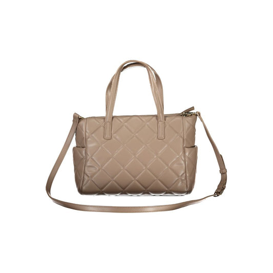 Mario Valentino Marrone Poliuretano Women Handbag - ClickThatClicks 