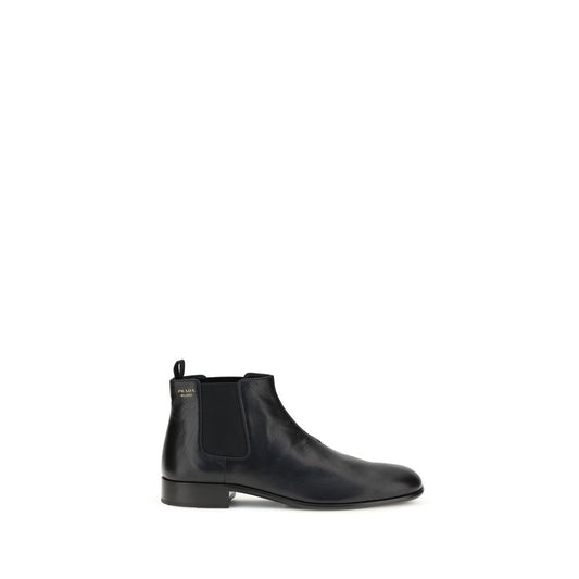 Prada Black Goatskin Ankle Boots - ClickThatClicks 